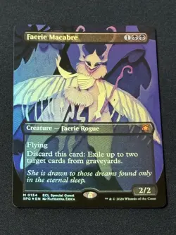 🌈 FOIL IN-HAND Faerie Macabre Borderless NM Special Guest - Image 1