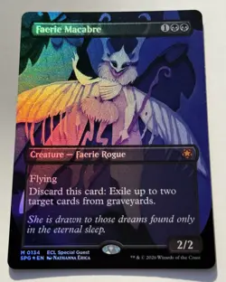 Faerie Macabre (Borderless) Foil M Special Guests 134 NM - Image 1