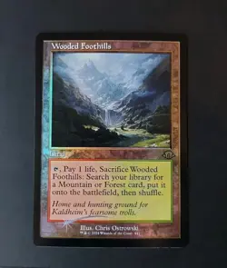 Wooded Foothills - Retro Border - FOIL - MH3 - NM - Image 1