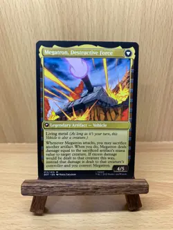 Megatron Tyrant // Megatron Destructive Force - NM - BOT 012 - MTG Transformers - Image 2