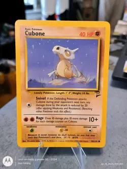 Pokemon TCG Base Set 2 Cubone #070/130 Excellent Condition - Image 1