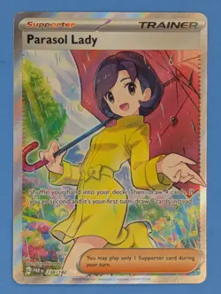 Parasol Lady - 238/182 Pokemon TCG Ultra Rare SV04: Paradox Rift Near Mint - Image 1