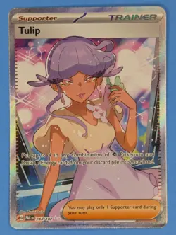 Tulip - 244/182 Pokemon TCG Ultra Rare SV04: Paradox Rift Near Mint - Image 1