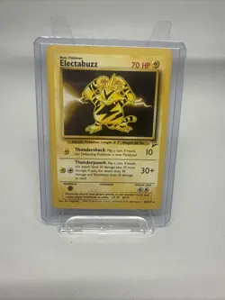 Electabuzz 024/130 Base Set 2 Unlimited Non-Holo Vintage NM/LP Pokemon TCG - Image 1
