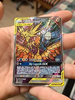 Moltres Zapdos Articuno GX Hidden Fates Pokemon Black Star Promo SM210 A - Image 1