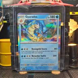 Gyarados Paldea Evolved Holo Pokemon TCG Scarlet & Violet SV02 Rare - Image 1