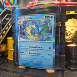 Gyarados Paldea Evolved Holo Pokemon TCG Scarlet & Violet SV02 Rare - Image 2