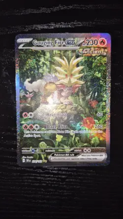 Gouging Fire ex 204/162 Sv05: Temporal Forces Holo NM Pokemon TCG - Image 1