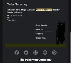 Pokemon Center Ascended Heroes Booster Bundle (6 Packs) - (PRE-SALE) - Image 3