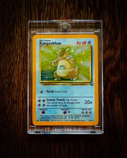 Pokemon TCG Kangaskhan Holo Rare Jungle Unlimited 5/64 WOTC Vintage MP - Image 2