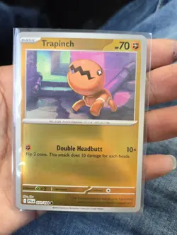 051/094 Trapinch - Phantasmal Flames - Reverse Holo NM Pokemon - Image 1