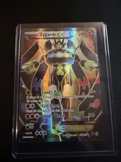2017 Pokemon TCG Zygarde EX 54a/124 Great Condition Full Art - Image 1