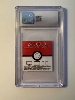 Cubone 24k Gold Plated Sticker Korean Popping Candy Pokemon CGC 9 - Image 3
