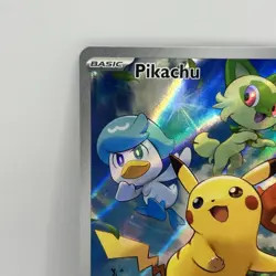 Pokemon TCG Paldea Evolved Pikachu Pokemon Center Promo SVP027 Sealed - Image 2