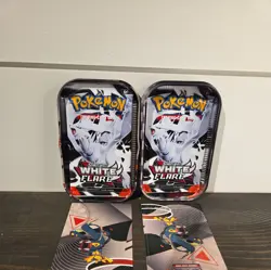 Pokemon TCG White Flare Mini Tin 💎 FACTORY SEALED💎 2 White Flare Booster Packs - Image 3