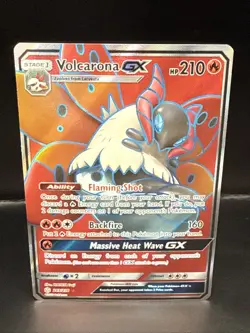 Pokemon Volcarona GX (Full Art) 213/236 Sm-Cosmic Eclipse Holo - Image 1