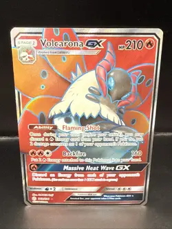 Pokemon Volcarona GX (Full Art) 213/236 Sm-Cosmic Eclipse Holo - Image 2