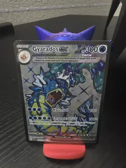 Pokemon TCG Gyarados EX Ultra Rare Holo Scarlet & Violet SVI Base Set 225/198 - Image 1
