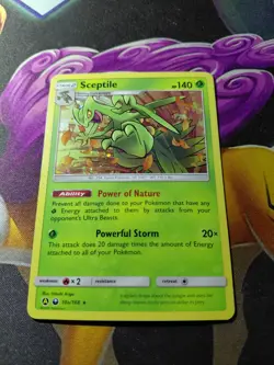 Pokemon Sceptile A 10a/168 Cosmo's Holo Celestial Storm 3 Pack Blister Promo... - Image 1