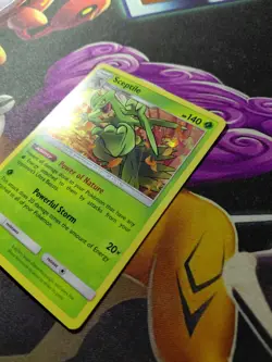 Pokemon Sceptile A 10a/168 Cosmo's Holo Celestial Storm 3 Pack Blister Promo... - Image 2