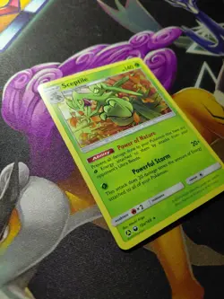 Pokemon Sceptile A 10a/168 Cosmo's Holo Celestial Storm 3 Pack Blister Promo... - Image 3