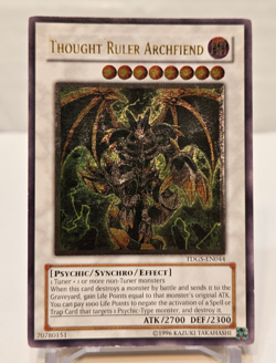 Ultimate Rare Thought Ruler Archfiend TDGS-EN044 Unlimited Yugioh 1039 - Image 1