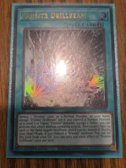 Yugioh | ROTA-EN060 | Primite Drillbeam 1st Edition Ultra Rare Near Mint | NM | - Image 1