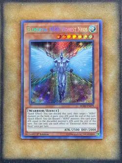 Yugioh Elemental HERO Honest Neos BLRR-EN079 Secret Rare 1st Ed NM - Image 1