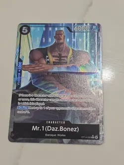 Mr.1 Daz.Bonez Alternate Art Foil OP14-090 The Azure Sea's Seven One Piece - Image 1
