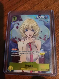 One Piece CCG Stussy Op13-110 Alternate Art Super Rare Nm English - Image 1
