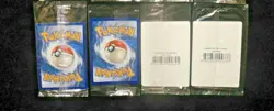 Sealed Toys R Us Holo Vulpix Clefairy Meowth Stufful Pokemon 4 Card Lot - Image 2
