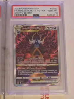 Pokemon Hisuian Samurott Graded Cards Lot Of 2 - Image 3