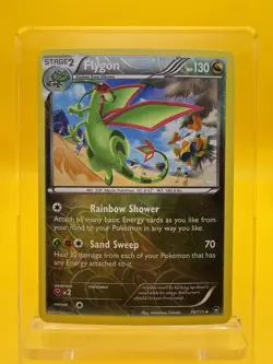 Flygon 76/111 XY Reverse Holo - Furious Fists Pokemon Card 2014 LP/NM - Image 1