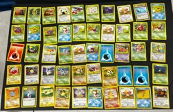 50 Pokemon Card Lot, Fossil and Jungle - Rare, Uncommon, Common - Image 1