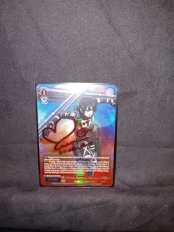 Weiss Schwarz Mikasa: Recovery Mission AOT Signature Card SSP Loose Pack Fresh - Image 2