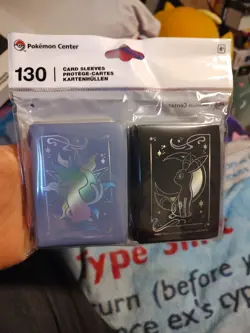 Pokemon Center Celestial Espeon & Umbreon Binder & Card Sleeves Bundle Sealed - Image 5
