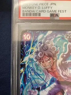 PSA 10 - Monkey D. Luffy P-041 - Bandai Card Game Fest - One Piece Japanese - Image 2
