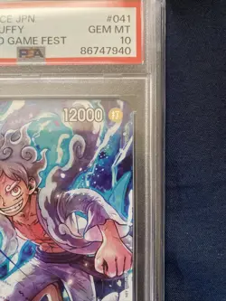 PSA 10 - Monkey D. Luffy P-041 - Bandai Card Game Fest - One Piece Japanese - Image 3
