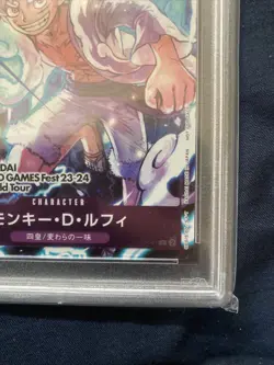 PSA 10 - Monkey D. Luffy P-041 - Bandai Card Game Fest - One Piece Japanese - Image 5