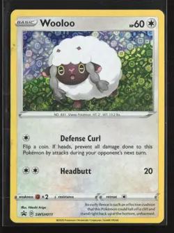 Pokemon tcg SWSH: Sword & Shield Promo Cards #SWSH011 Wooloo - Image 1