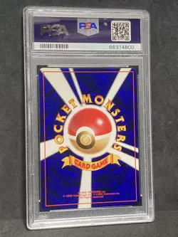 PSA 8 Sandshrew No Rarity Symbol 1996 Pokemon Card Japanese Old Back NM MT - Image 2