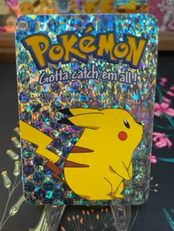 Pikachu #025 - Vintage Vending Machine Prism Sticker 2000 - Pokemon Card - Image 1