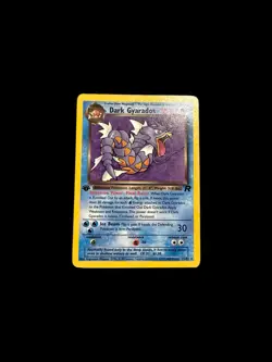 Dark Gyarados 25/82 Normal 1st Edition Lightly Played Team Rocket Pokemon Card - Image 1