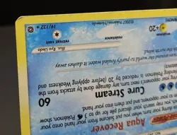 Suicune 19/132 Secret Wonders Holo Rare Cracked Ice Promo Pokemon Card TCG - Image 4