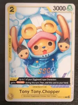 Tony Tony . Chopper OP07-103 Common English One Piece TCG Card Game - Image 1