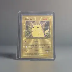 Pokemon Celebrations Ultra Premium UPC Gold Metal Pikachu Card Mint 58/102 - Image 1