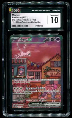 CGC 10 Mew ex 151 Ultra Premium Collection Promo 2023 Pokemon Card #053 - Image 1