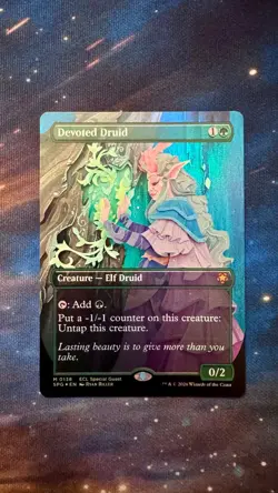 Devoted Druid - Borderless (Foil) (SPG) - Image 1