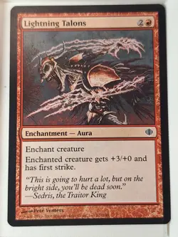 Lightning Talons - Shards of Alara - Magic the Gathering MTG Nice! - Image 1