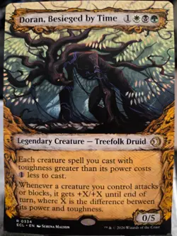 Doran, Besieged by Time - Showcase R MTG Lorwyn Eclipsed M/NM - Image 1